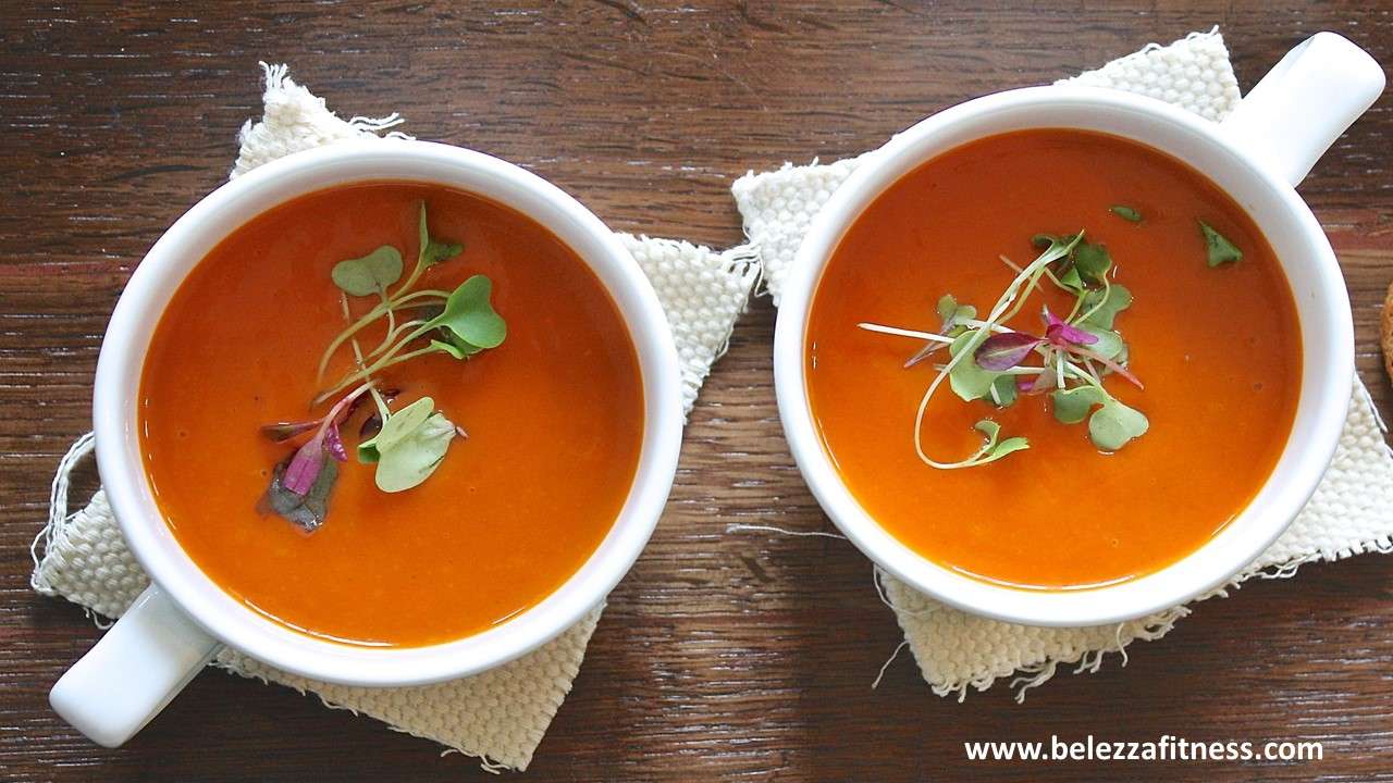 Carrot and tomato soup